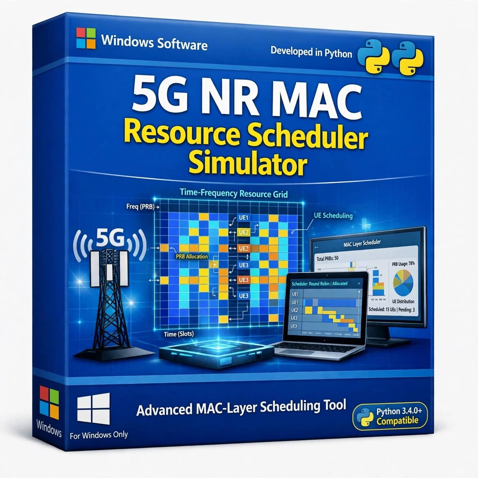 5G NR MAC Resource Scheduler Simulator 10 5G NR MAC Resource Scheduler Simulator