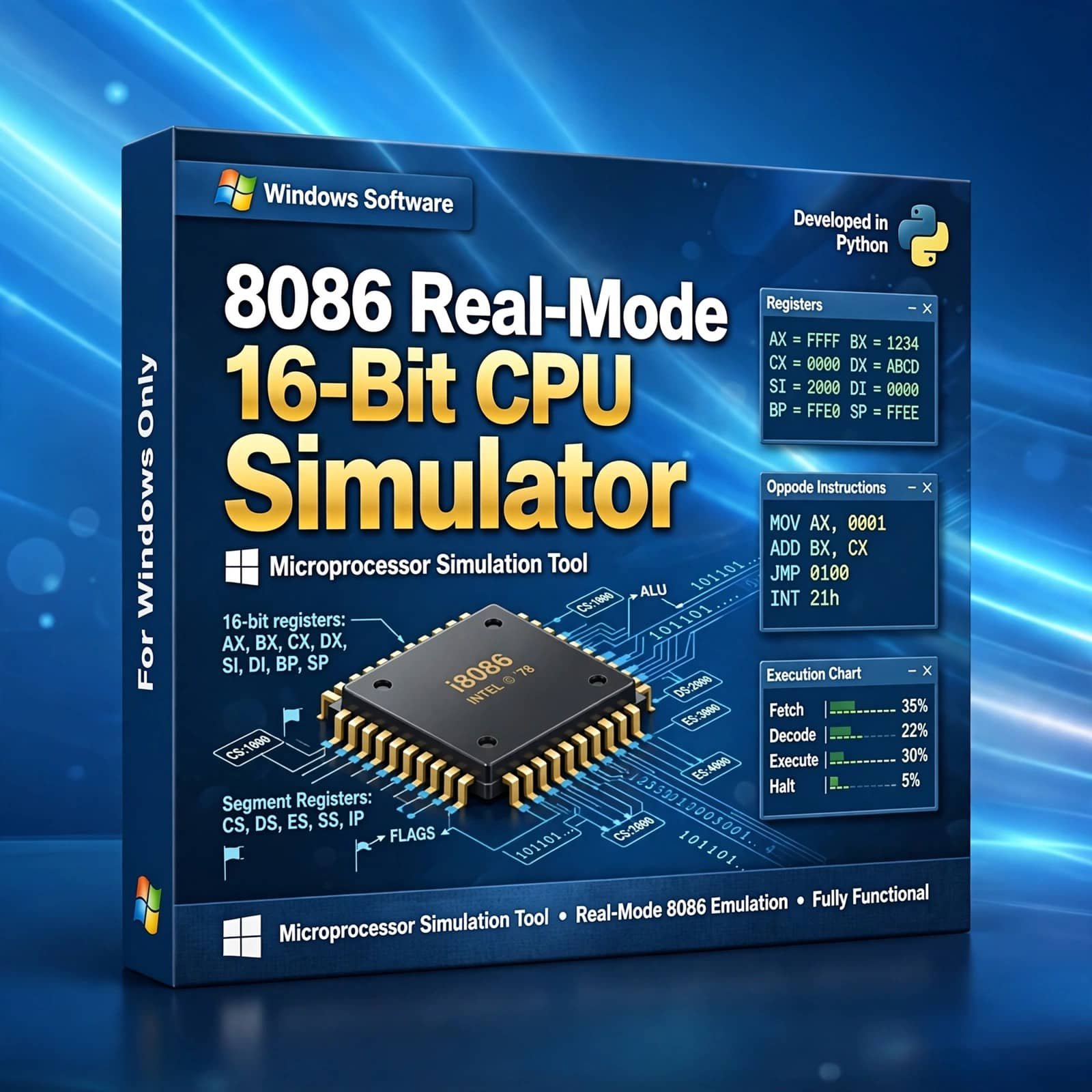 8086 Real-Mode 16-bit CPU Simulator 3 8086 Real-Mode 16-bit CPU Simulator