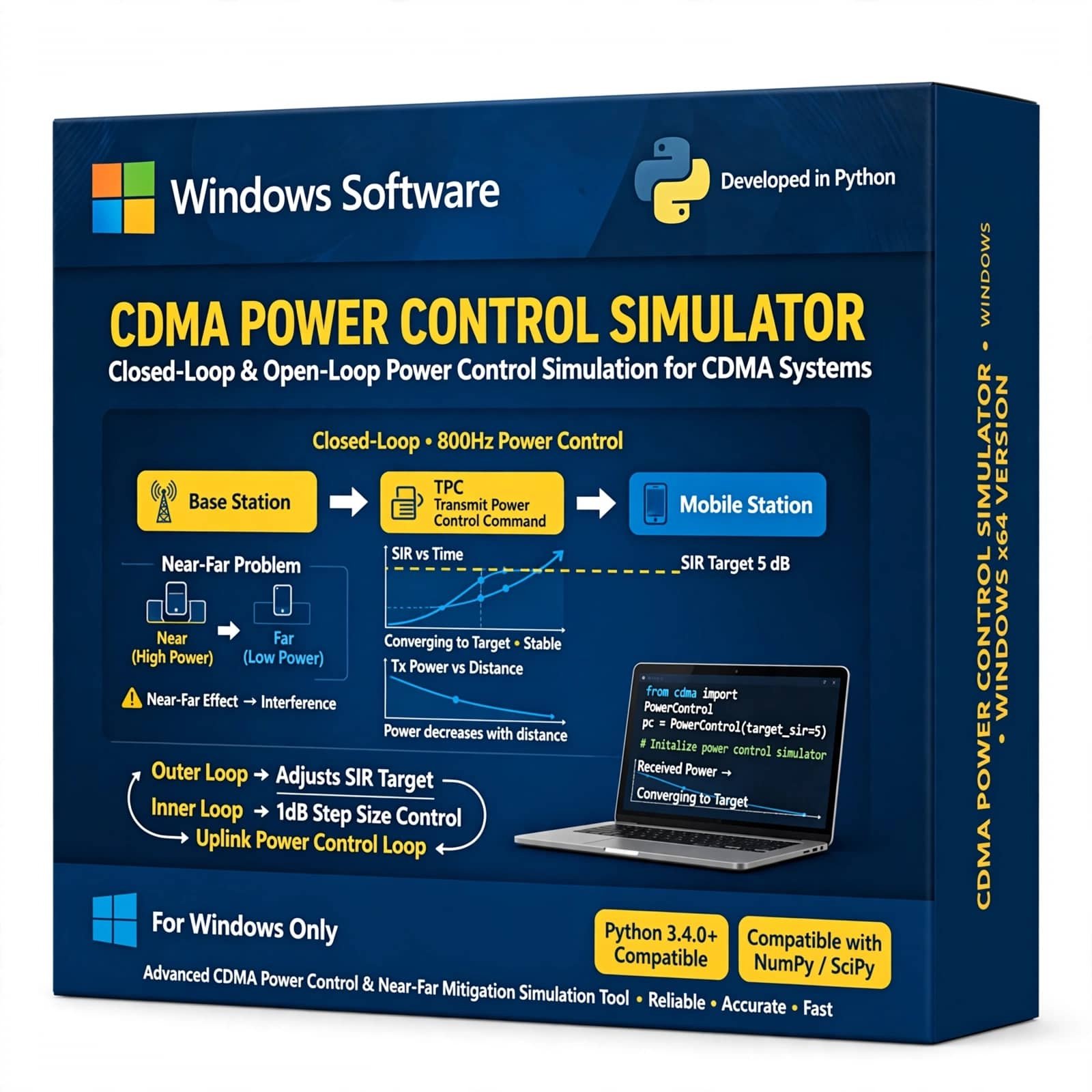 CDMA Power Control Simulator 7 CDMA Power Control Simulator