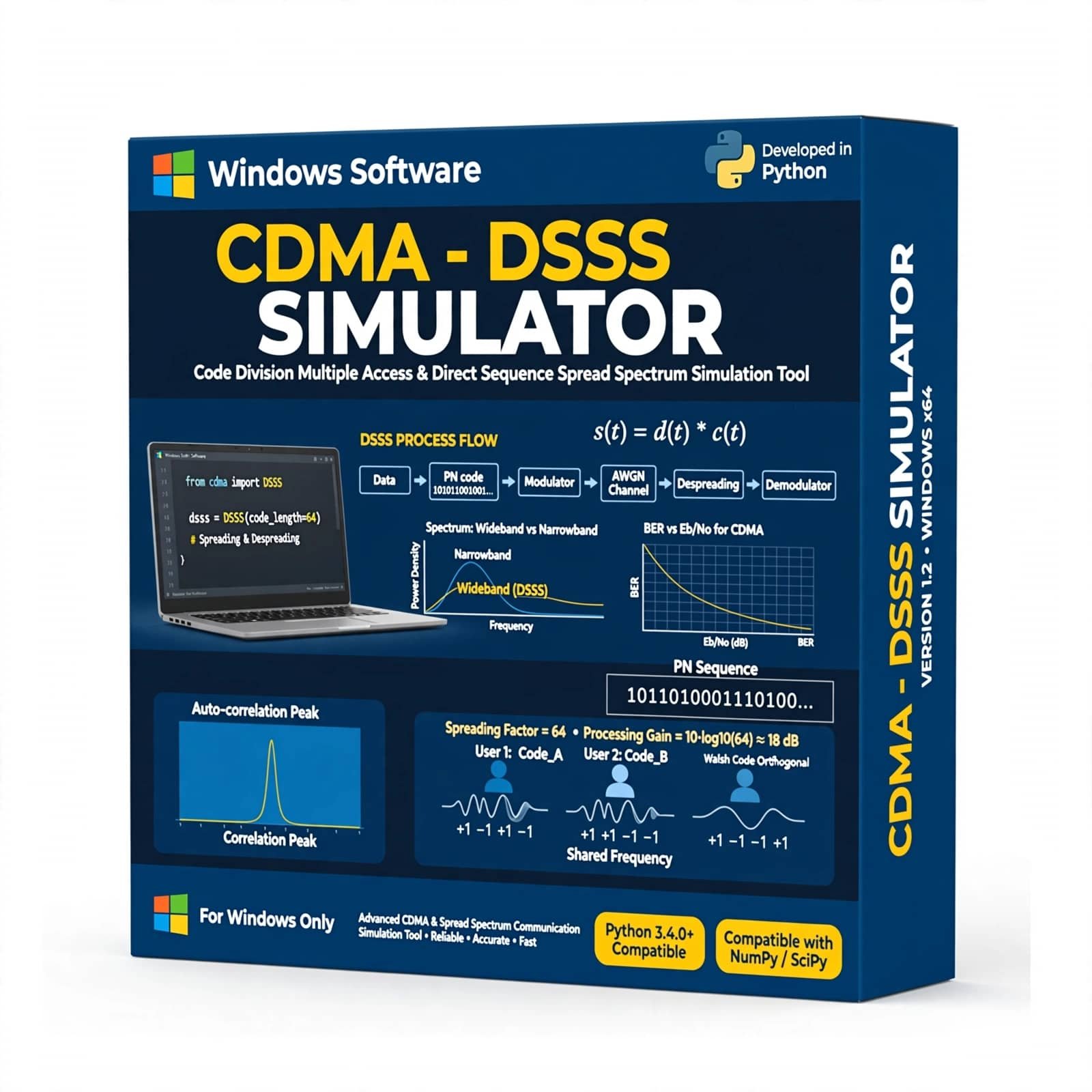 CDMA – DSSS Simulator