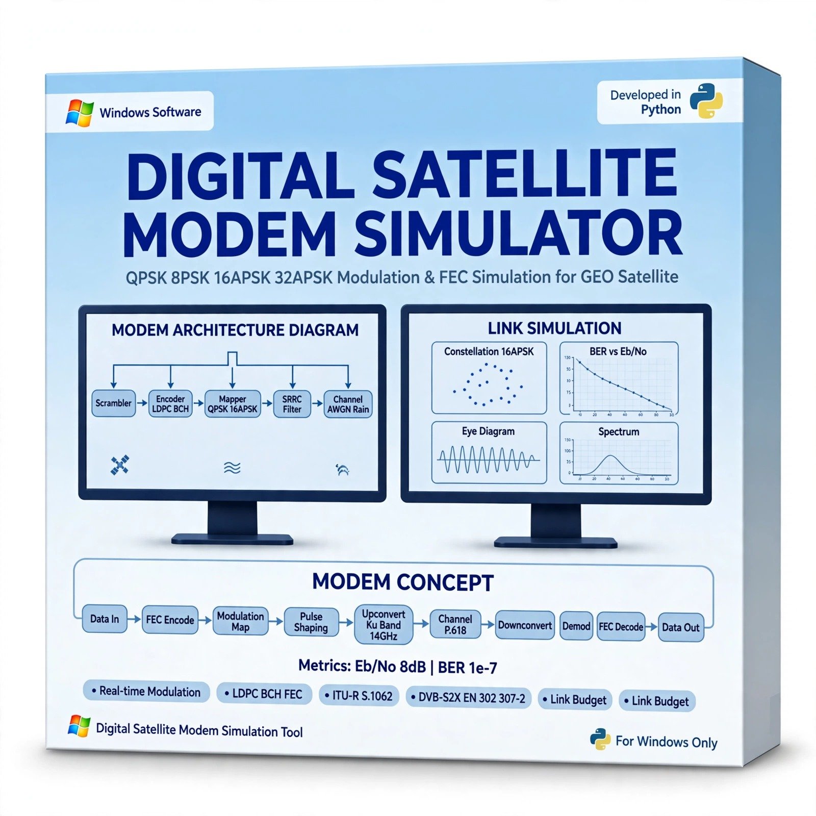 Digital Satellite Modem Simulator 1 Digital Satellite Modem Simulator