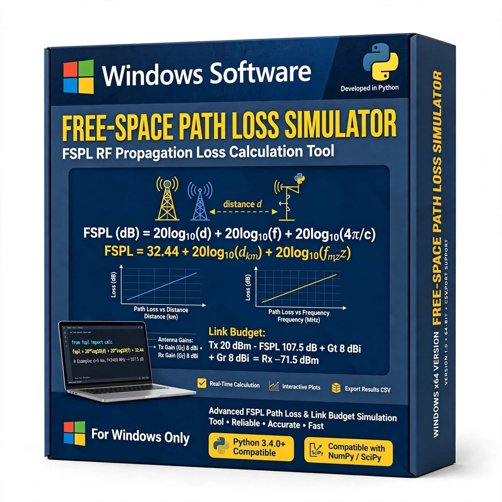 Free-Space Path Loss Simulator 5 Free-Space Path Loss Simulator