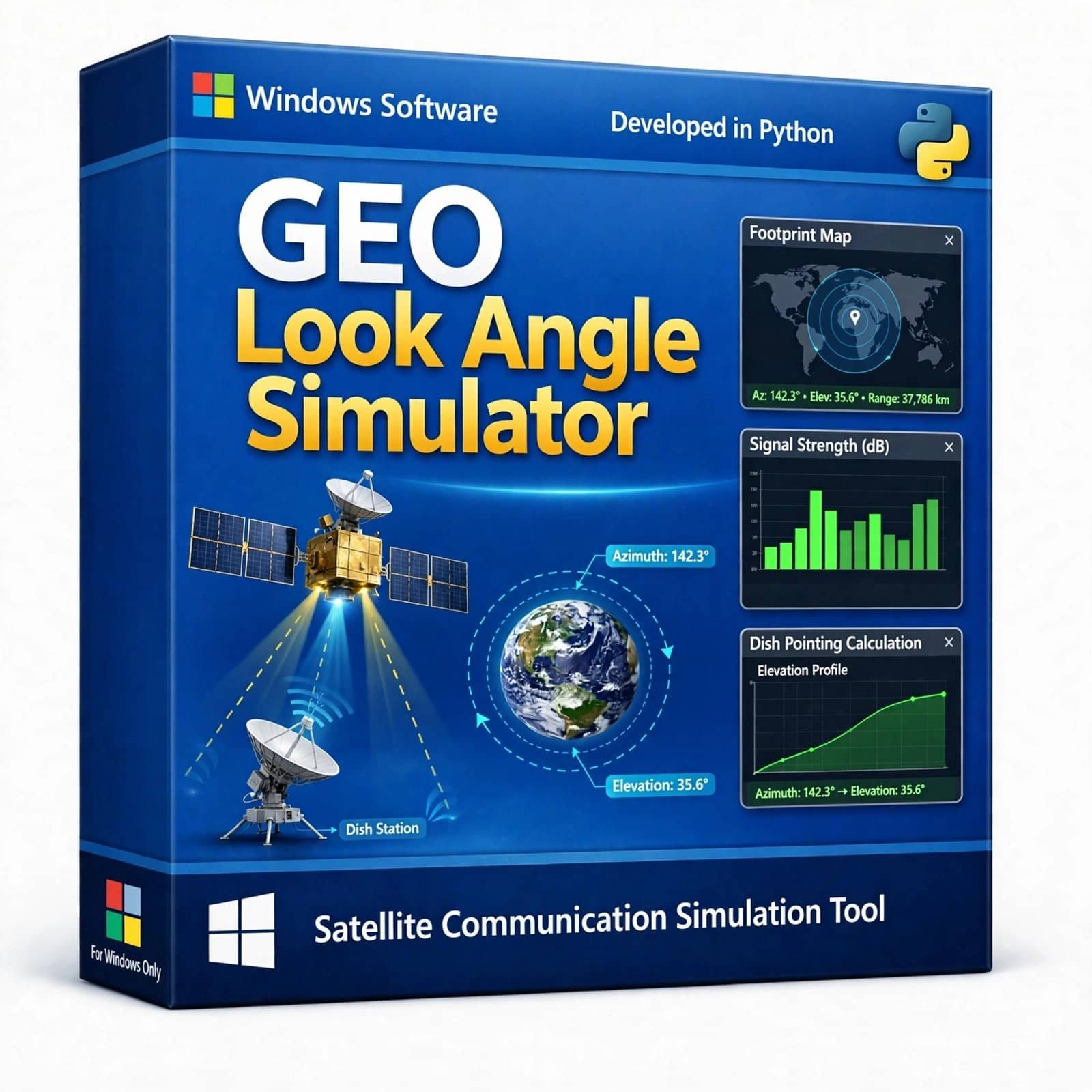 GEO Look Angle Simulator 1 GEO Look Angle Simulator