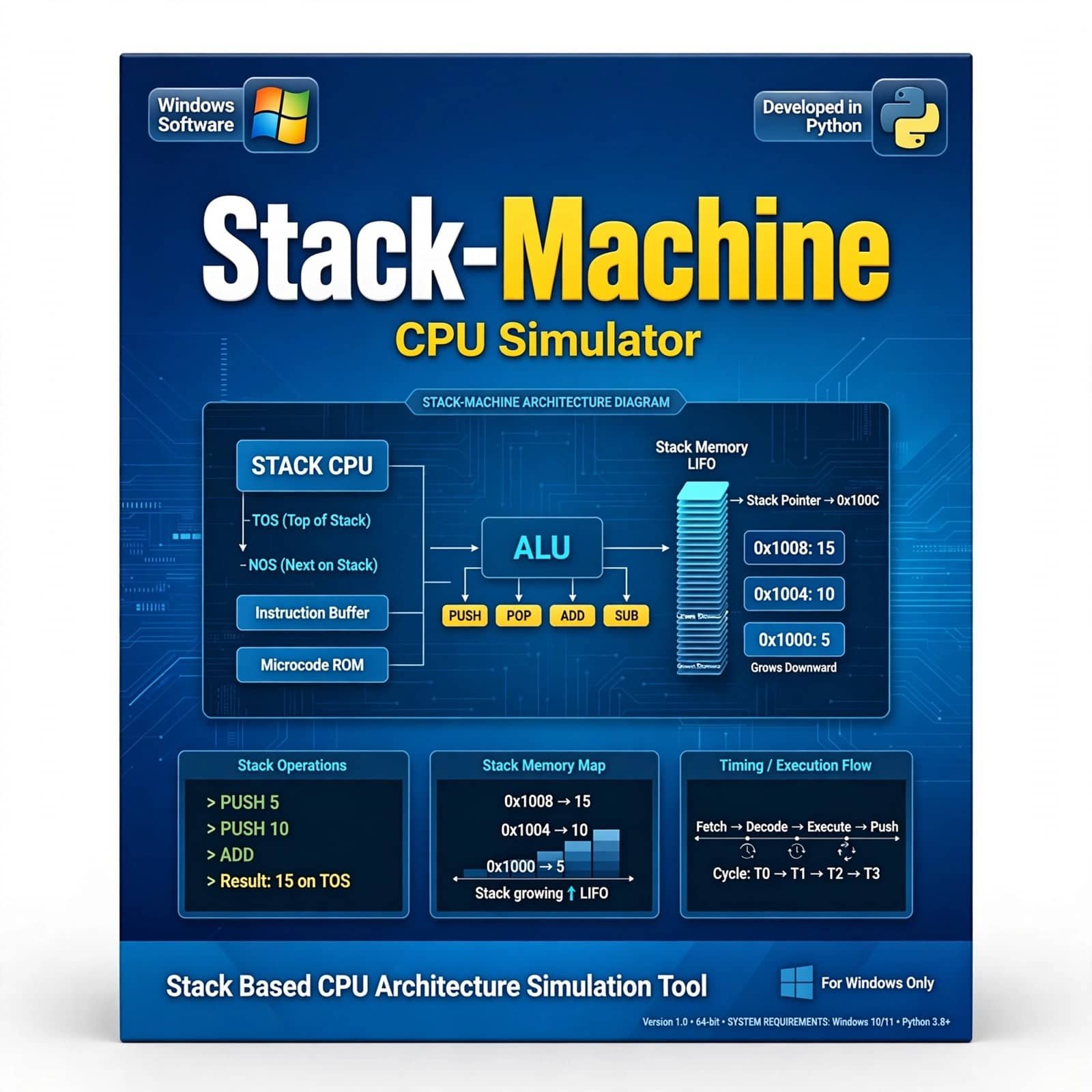 Stack-Machine CPU Simulator 1 Stack-Machine CPU Simulator