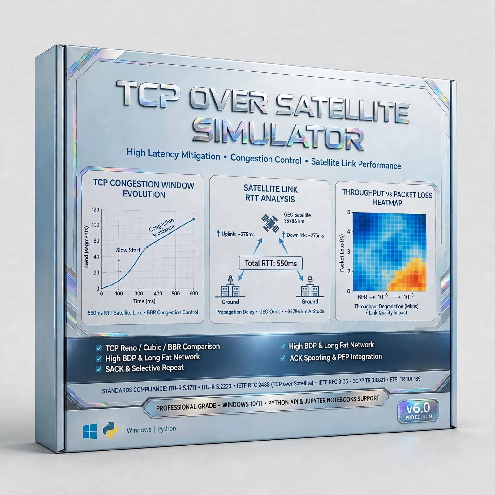 TCP over Satellite Simulator 12 TCP over Satellite Simulator