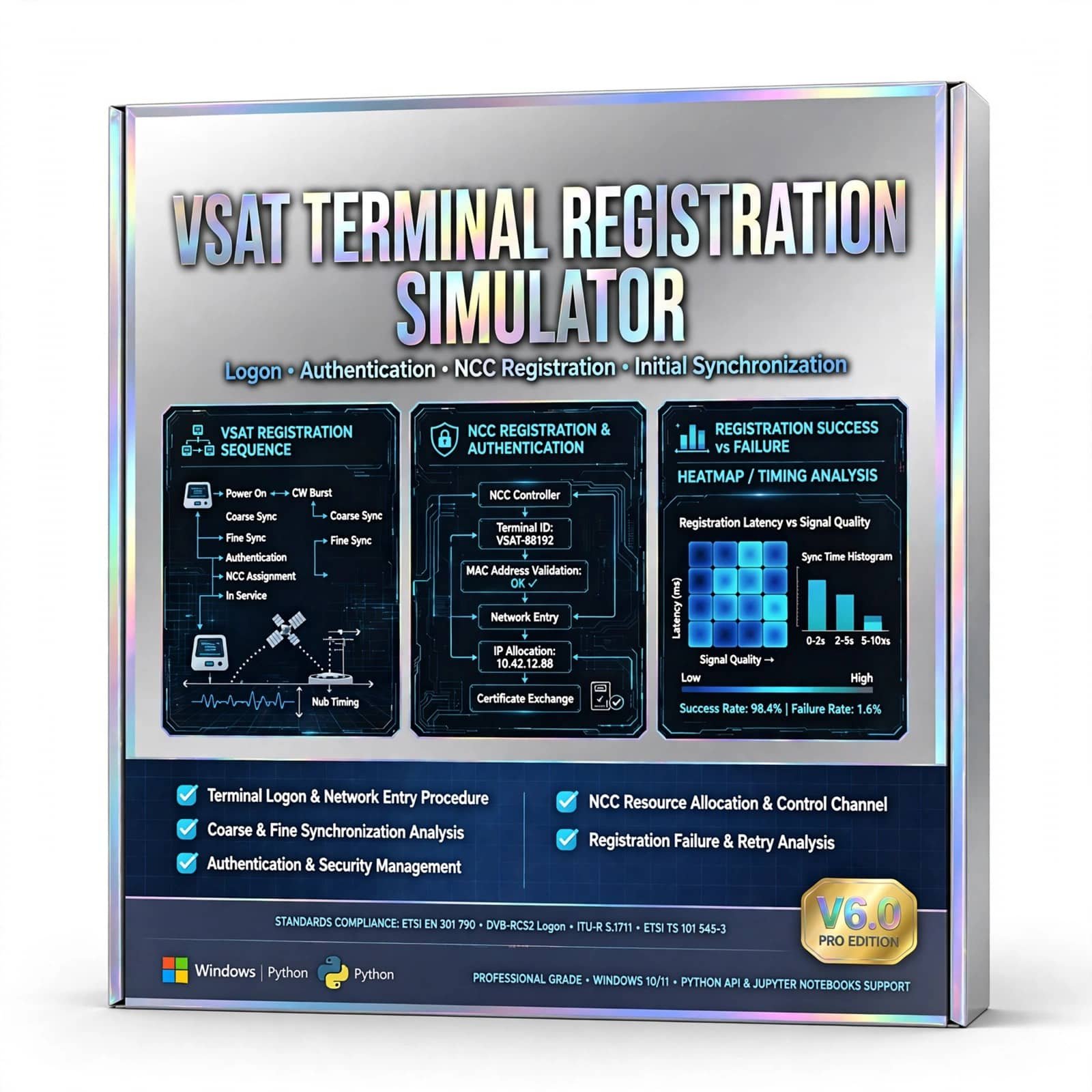 VSAT Terminal Registration Simulator 4 VSAT Terminal Registration Simulator, VSAT Registration Simulator, VSAT Simulator with Python, Python VSAT Simulation, VSAT Terminal Simulator, Satellite Network Simulator, VSAT Network Simulation, Satellite Communication Simulator, VSAT Network Management, Satellite Communication Project, Python