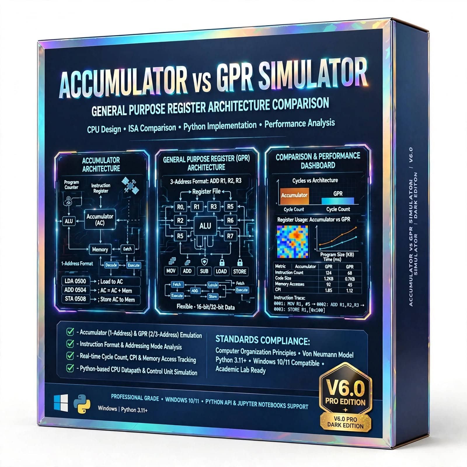 Accumulator vs General Purpose Register (GPR) Simulator 1 Accumulator vs General Purpose Register